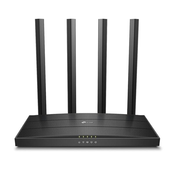 TP-Link Archer AC1200 Archer C6 Wi-Fi Speed Up to 867 Mbps/5 GHz + 400Mbps/2.4 GHz, 5 Gigabit Ports, 4 External Antennas, MU-MIMO, Dual Band, WiFi Coverage